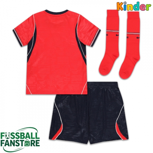 England Replik Auswärtstrikot Kinder WM 2026 Kurzarm (+ Kurze Hosen)